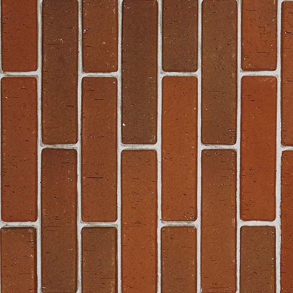 Pavaj Klinker Roben SEMPIONE riegel rot-buntgeflammt, gefast