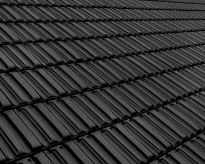 Tigla Ceramica Doppelmuldenfalz-D-15-UE-black Tigla Ceramica Doppelmuldenfalz-D-15-UE-black